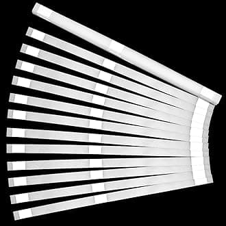 50Pcs Book Binding Glue Strips Thermal Glue Strips for Book Binding 12mm/0.47inch Bindings Strip with Mesh Backing Repair Covers Tape for Albums Pictures Files