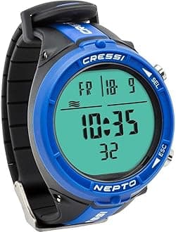 Nepto Watch Computer Blue - Freediving Watch/Computer, Blue, One Size, Unisex Adult