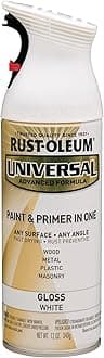 245199 Universal All Surface Spray Paint, 12 oz, Gloss Pure White