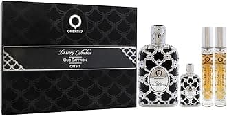 Oud Saffron by Orientica for Men - 4 Pc Gift Set 2.7oz EDP Spray, 7.5ml EDP Spray, 2 X 10ml EDP Spray