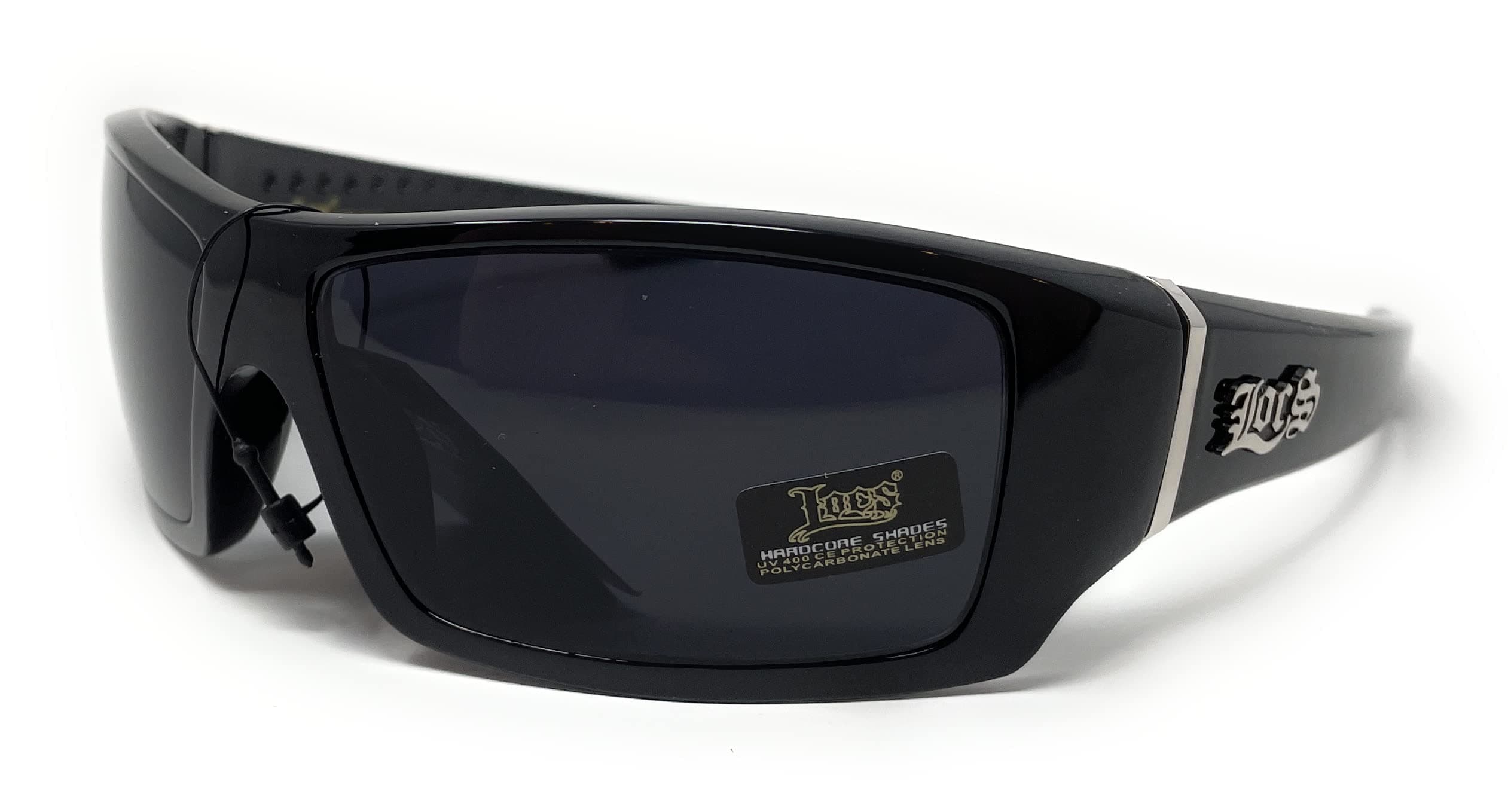 Men's Rectangular Hardcore Wrap Sunglasses - 9054 Series