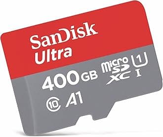 Sandisk Ultra Microsdxc, Squar 400gb, A1, C10, U1, Uhs-1, 100mb/S R, 4x6, Sd Adaptor, 10y