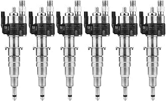 6Pcs Fuel Injector Car Parts for 135i 335i 535i 650i 740i 750i X6 13537585261-09