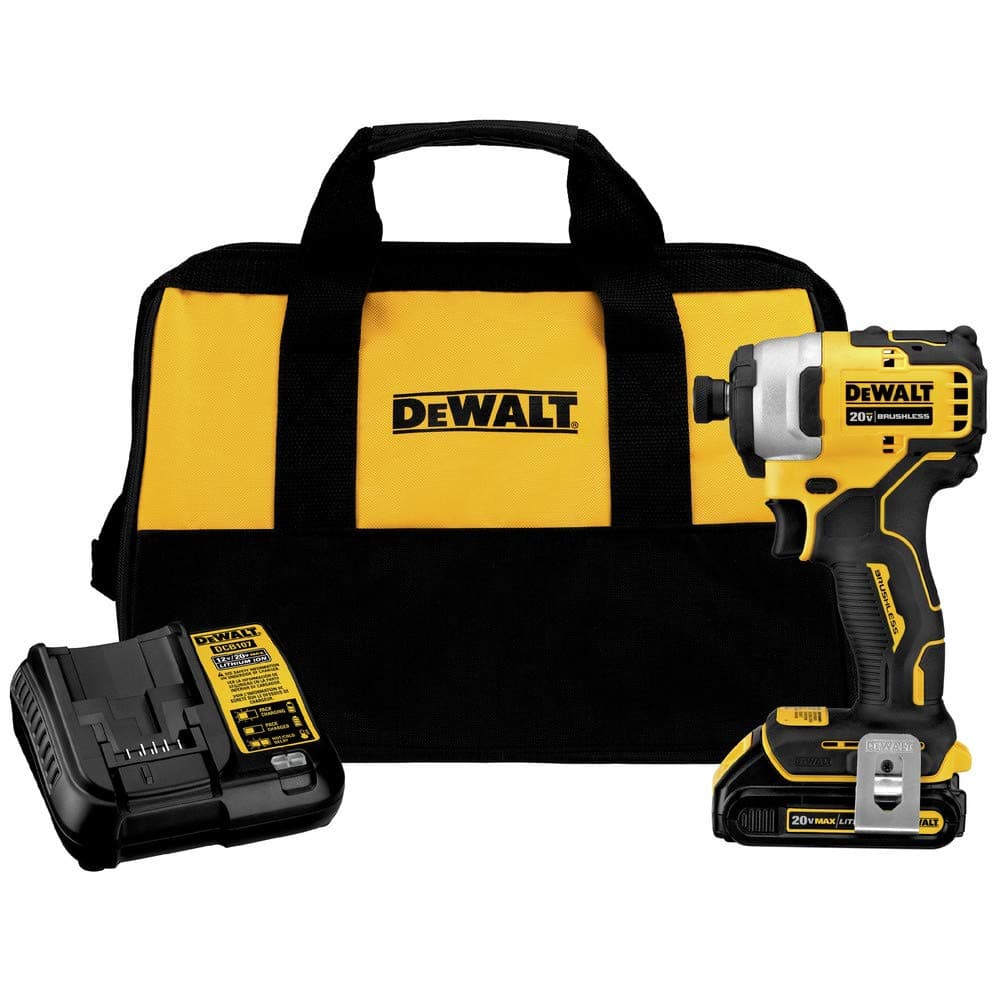 DEWALT ATOMIC 20V MAX* Impact Driver Kit (DCF809C1)