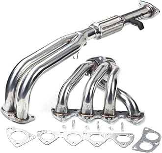 Stainless Steel Exhaust Header Manifold For Honda Prelude 2.2L 4CYL H22A1 1993 1994 1995 1996