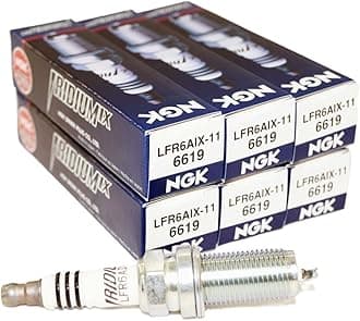 NGK 6619 Iridium Spark Plugs LFR6AIX-11-6 PCS *New*