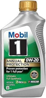 Mobil 1 Annual Protection 0W-20 Ultimate Full Synthetic Motor Oil, 1 Qt