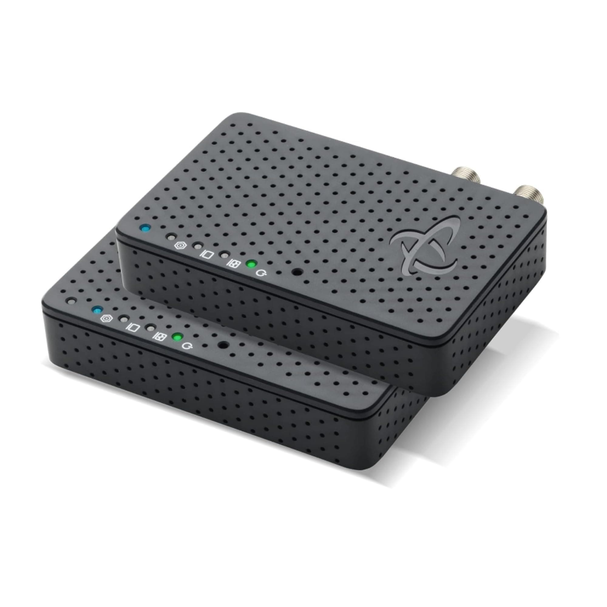 Hitron MoCA 2.5 Network Adapter (2-Pack) - Requires Connected Coax Network | Up to 1 Gbps Ethernet Over Existing Coax | Ideal for Cable Internet Homes | 2 HTEM4 Adapters