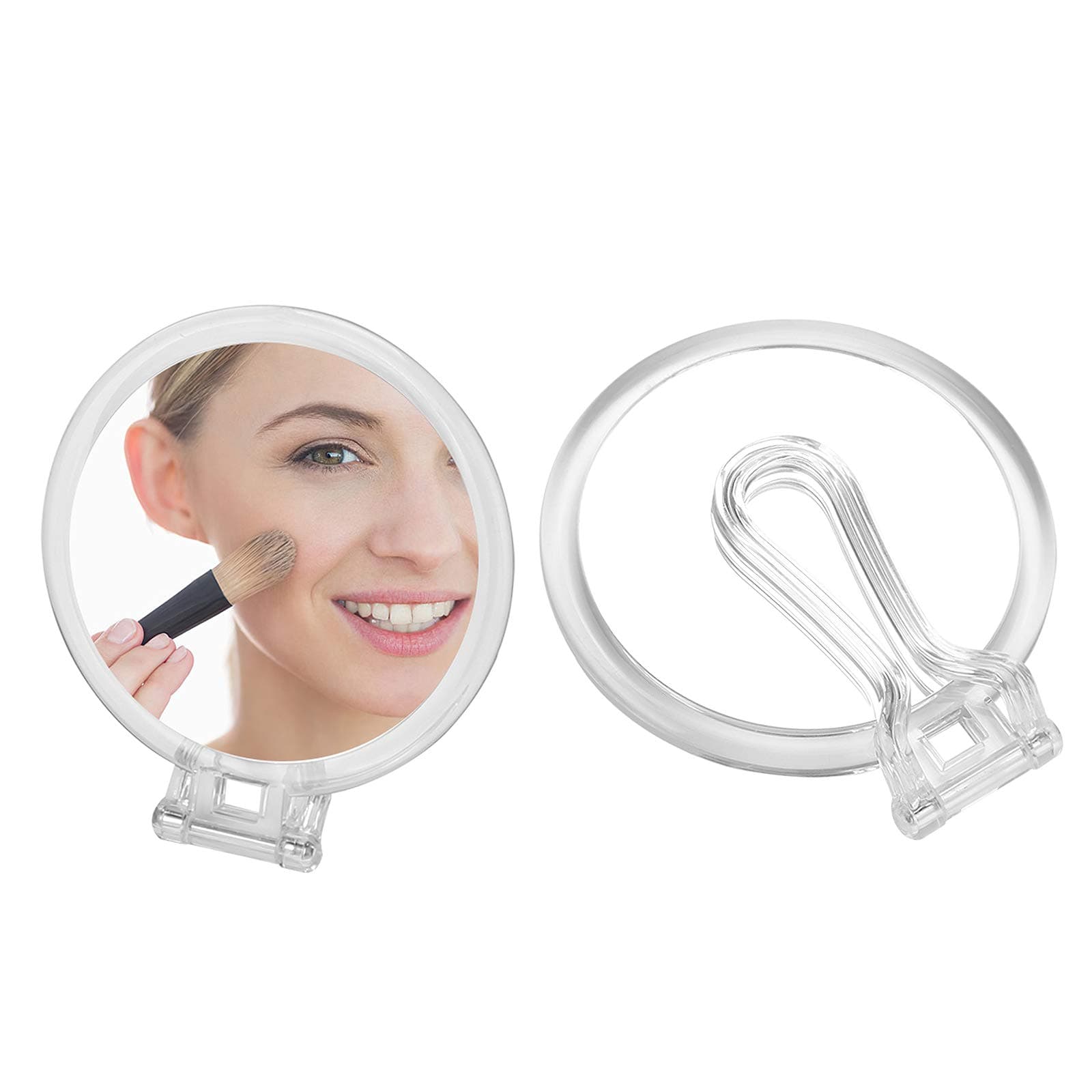 double sided hand mirror