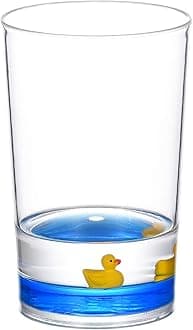 Locco Decor 5 Piece Acrylic Liquid 3D Floating Motion Bathroom Vanity Accessory Set Duck