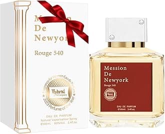 Hybrid & Company Mession De New York Rougo 540 Eau De Parfum Natural Spray Fresh Floral Scent, 3.4 Fl Oz