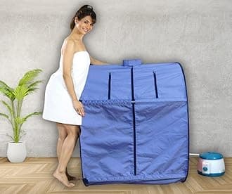 Portable Home Steam Sauna Bath for Health and Beauty Spa at Home (I03-Blue)