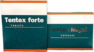 Himalya Herbal Men’s Health Pack, Tentex Forte and Royal Combo 50-50 Capsules Each I Herbal Formulation I Helps Improve Physical Performance I Clinically tested I Improves Strength & Stamina