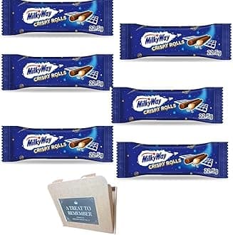 Milky Way Crispy Rolls Chocolate Bar 22.5g Pack Of 6 (1 Box) Fresh Stocks