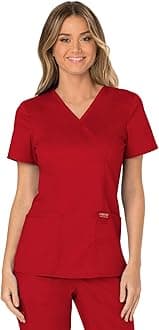 CHEROKEEWomen's Mock Wrap Top Medical Scrubs