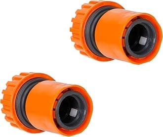 HOKIPO 3/4 Inch Plastic Garden Water Hose Quick Connector - Pack of 2 (AR-3712 * 2)