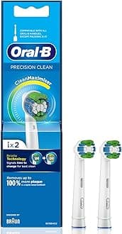 ORIGINAL Precision Clean Electric Toothbrush Soft Replacement Brush [10X POWERFUL THAN COMPATIBLE PRODUCTS] For Vitalty,Pro,Smart Series, 2 refills, Daily clean & Gum health