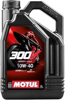 300V Factory Line Road Racing 10W40 4T Synthetic Racing Motor Oil with ESTER Core® Technology for Maximum Power and Protection 4L (10W40, 4L)