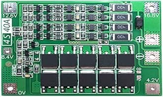 1Pcs 3S 4S 30A 40A 60A Protection Board 18650 BMS For Drill Motor 11.1V 12.6V 14.8V 16.8V Enhance Balance (4S 40A?Balance)