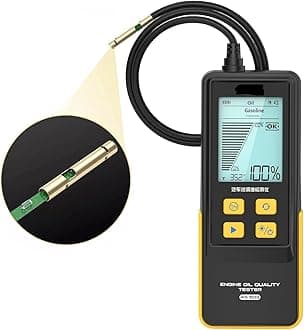 QPKING Engine Oil Quality Tester AS503 Engine Oil Tester for Gasoline Diesel Vehicles with 2.8-inch Backlit Screen
