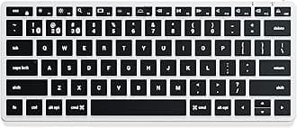 Satechi Slim X1 Bluetooth Wireless Keyboard, 𝗨𝗦 𝗤𝗪𝗘𝗥𝗧𝗬 𝗟𝗮𝘆𝗼𝘂𝘁, Backlit Multi-Device Design for MacBook Air & Pro M5 M4, Mac Mini, iPad Air & Pro M5 M4, iMac and more – Silver