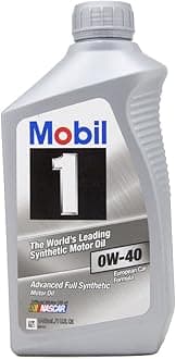 Mobil 1 98KG00 0W-40 Synthetic Motor Oil - 1 Quart