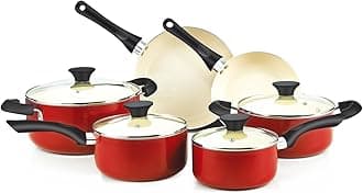 Cook N Home Piece Nonstick Ceramic Coating Cookware set 10-Piece NC-00359