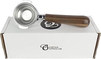 Replacement Portafilter for PROFITEC Espresso Machines - Walnut Handle, 1 Spout, 7g Basket - by EDESIA ESPRESS