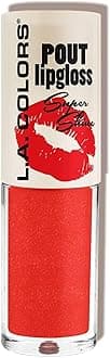 L.A. COLORS Pout Shiny Lipgloss, Juicy CLG651