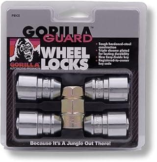 Gorilla Automotive 61641 Acorn Gorilla Guard Locks (14mm x 1.50 Thread Size) - Set of 4