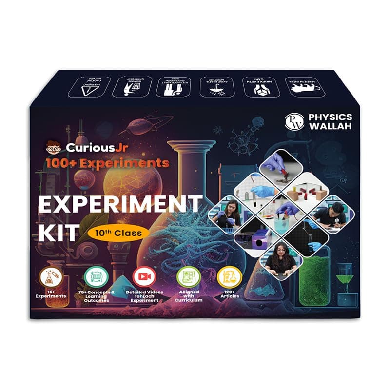 Science Experiment Kit for CBSE Class 10 Students | NCERT Aligned | Science Kit Including Detailed Video and Lab Manual | Physics and Chemistry Experiments | Developed by PW Faculty