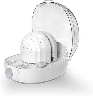 Steam Iron For Cap,Dryer Cap│Hat Cleaning&Ironing With Steam│Hat Drying Hot/Cold Air│Hat/Cap Cleaner&Iron,Dryer Vintage Hat And Dad (White)