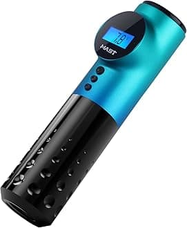 Pen Machine, Archer Wireless Rotary Tattoo Gun with Powerful Motor by Mcore, 2,000mAh Battery by Mastlabs for Run Long Time