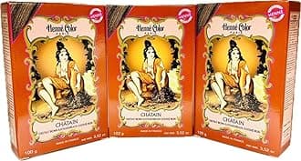 Fenny’s Creation Henne Color Chestnut Brown Henna Powder 100g (Pack of 3) with Free Cap henna for hair (CHATAIN)