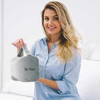 Dr Trust USA Orthopedic Knee and Leg Pillow Memory Foam for Men and Women Knock Knee,Calf and Thigh Cushion to Elevate legs-341