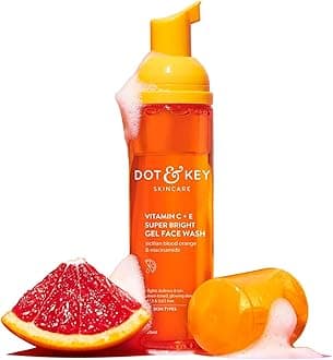Vitamin C Super Bright Foaming Face Wash For Dull&Pigmented Skin|With Triple Vitamin C,Blood Orange&Papaya|Sulphate Free|For All Skin Types|For Women&Men|Travel Edition|80Ml