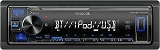 KENWOOD KMM-BT270U Bluetooth Digital Media Car Stereo Receiver with USB Port – AM/FM Radio, MP3 Player, High Contrast LCD, Detachable Face Plate, Single DIN, 13-Band EQ