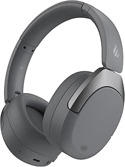 W830NB Active Noise Cancelling Wireless Over-Ear Headphones, Foldable Lightweight Bluetooth Headset with Hi-Res Audio, Dual Device Connection, 94 Hours Playtime Fast Charging (Grey)