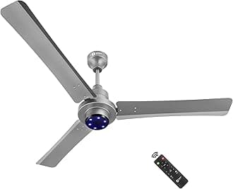 I Tome Pro 1400 mm BLDC Ceiling Fan with Remote | BEE 5-star rated Energy Saving Fan | 3-year warranty by Orient | (Space Grey)