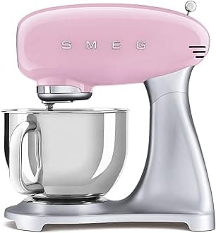 Planetary Mixer with a Power of 800 W from Smeg SMF02PKEU - Pastel Pink