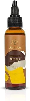 As I Am Pure Oils Vitamin E Oil - 2 ounce - 100% Pure D-Alpha Tocopherol - Super Anti-Oxidant - Fights Free Radicals - Prevents UV Damage - Preserves Collagen and Elastin - Fights Aging Process