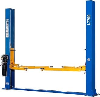 XK L7700 220V Model 2 Post Vehicle Lift with Floor Plate for Maintenance or Parking 36 Months Parts Replacement