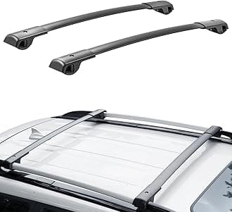 VEVOR Roof Rack Cross Bars, Fit for 2014-2022 Subaru Forester with Raised Side Rails, 200 lbs Load Capacity, Aluminum Crossbars with Locks, for Rooftop Cargo Carrier Bag Luggage Kayak Bike