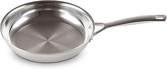 SSP2400-24 3-Ply Stainless Steel Uncoated Frying Pan, 24 x 5 cm, Silver