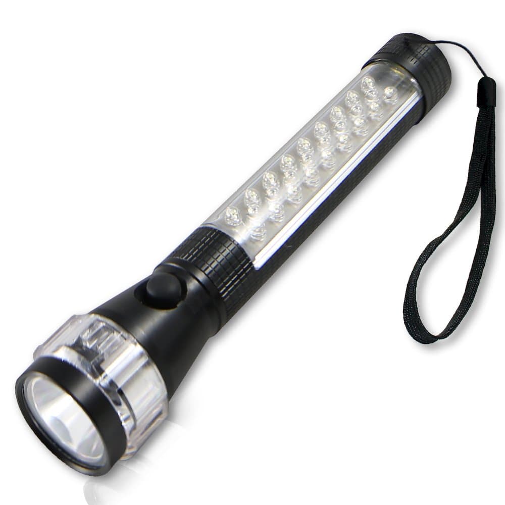 EcoGear FX Emergency Vehicle LED Safety Flashlight EM70 - Multi-Function Light with Magnetic Base, 3 Light Modes, Great Work Light for Men