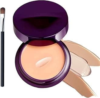 Evanesce Soft Matte Cream Concealer,Evanesce Soft Matte Cream Concealer,Full Coverage, Covers Scars, Blemishes, And Tattoos Full Coverage (Natural)