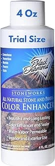 Color Enhancer Sealer for All-Natural Stone and Pavers. Marble, Travertine, Limestone, Granite, Slate, Concrete, Grout, Brick, Block. (Trial)