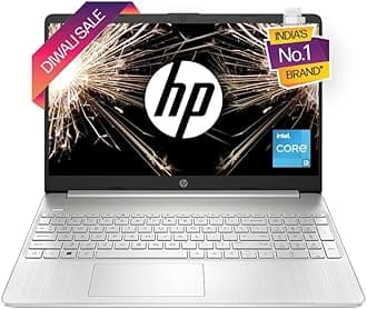 HP 15s, 12th Gen Intel Core i3-1215U, 8GB DDR4, 512GB SSD, 15.6-inch (39.6cm), Anti-Glare, FHD Laptop, Intel UHD Graphics, 720p HD Camera (Win 11, Office 21, Silver, 1.69kg) fr5009TU
