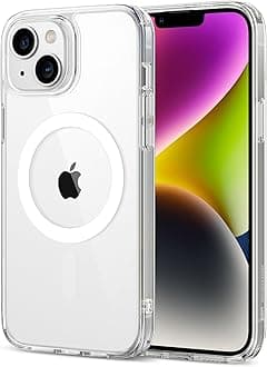 ESR for iPhone 14 Plus Cover, Compatible with MagSafe, Scratch-Resistant, Thin and Slim, Classic Shockproof Military-Grade Protection, TPU, Magnetic Back Case, Clear