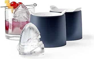 Zoku Shark Ice Ball Mould Contains 2 ice Moulds Shark Shaped Cocktail ice Mould Parties Sudowners Gin & Tonics Fun Garden Parties Barbecues Outdoor Eating
